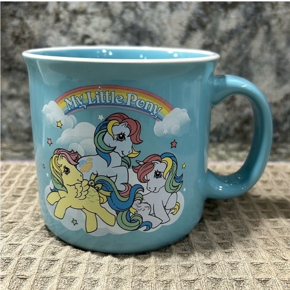 My Little Pony Vintage Print Large 20 Oz Mug NWT - Picture 2 of 2